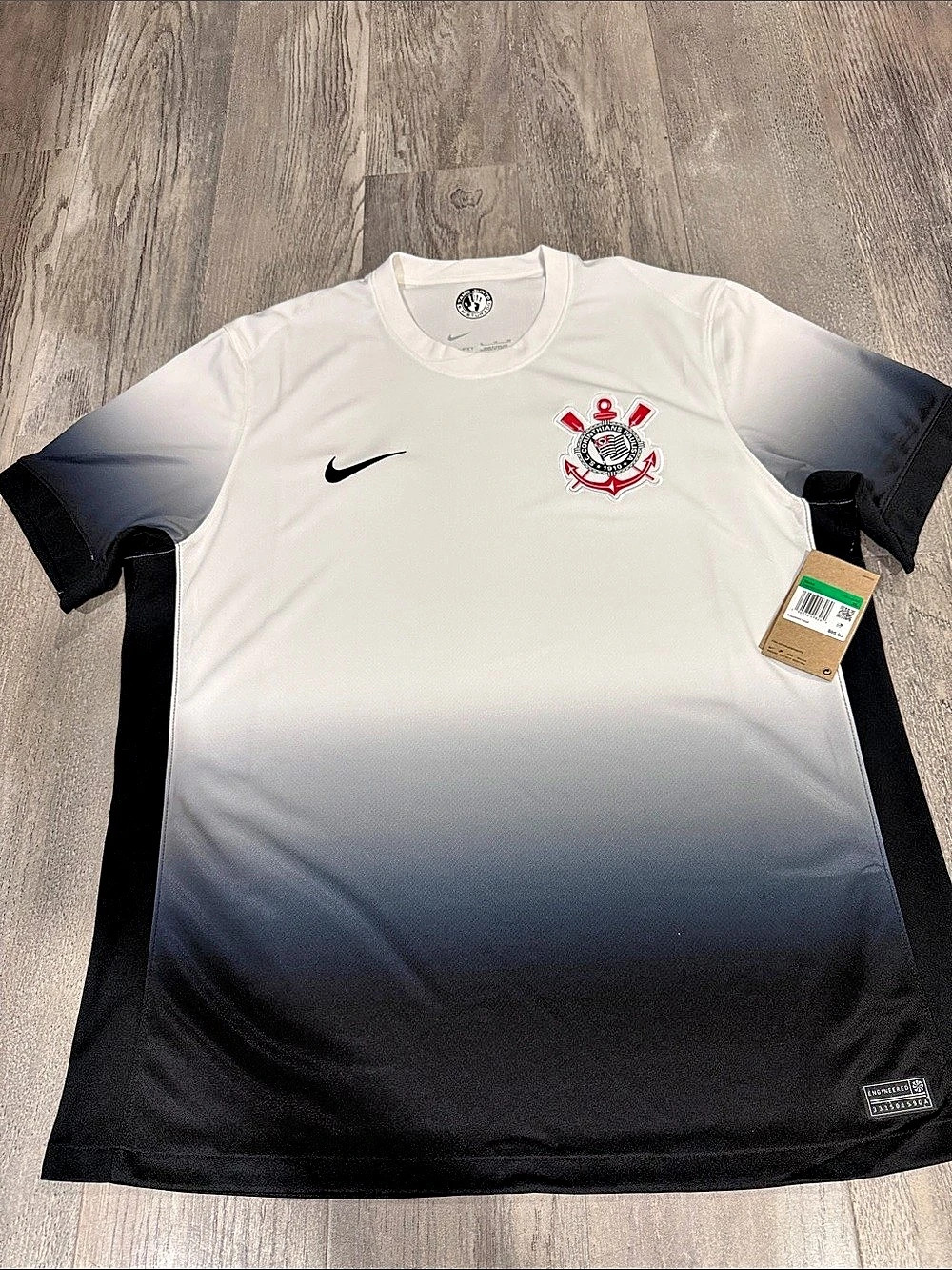 Nike SC Corinthians Paulista 2024/25 Home Jersey White & Black XL